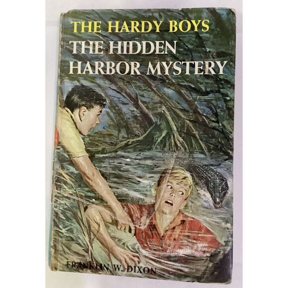 Vintage Hardy Boys Book The Hidden Harbor Mystery (1961): Blue-Back - Picture 1 of 3